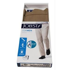 Jobst Formen Compression Socks 20-30 Mmhg Knee High, Khaki, X-Large
